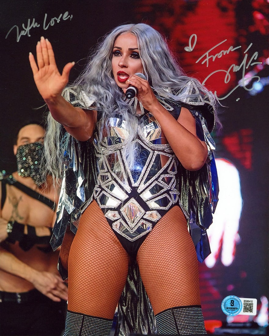 Mya Harrison Signed 8x10 Photo With Love Beckett Authenticated: Mya Harrison Signed 8x10 Photo With Love Beckett Authenticated This is an authentic signed 8x10 vertical photograph of Mya Harrison, featuring the heartfelt inscription "With Love." The photograph has