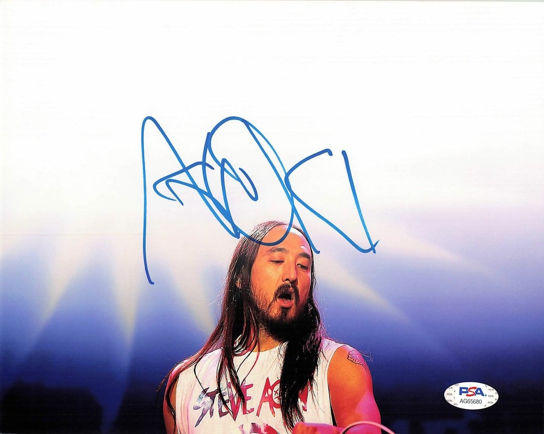 Steve Aoki Autographed 8x10 Photo PSA/DNA Certified (1 of 1)
