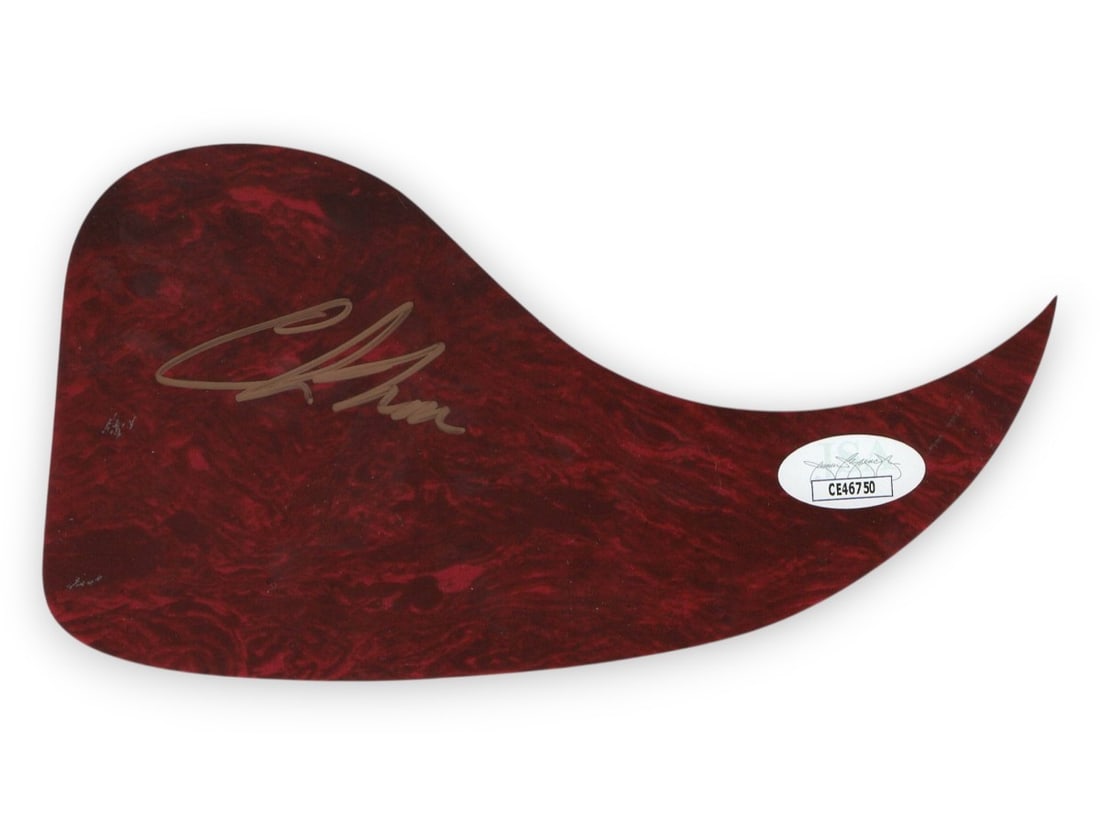 Charlie Worsham Autographed Guitar Pickguard JSA Certified: Charlie Worsham Autographed Guitar Pickguard JSA Certified This is an authentic Charlie Worsham autographed guitar pickguard, perfect for any fan or collector of the singer-songwriter. The pickguard i