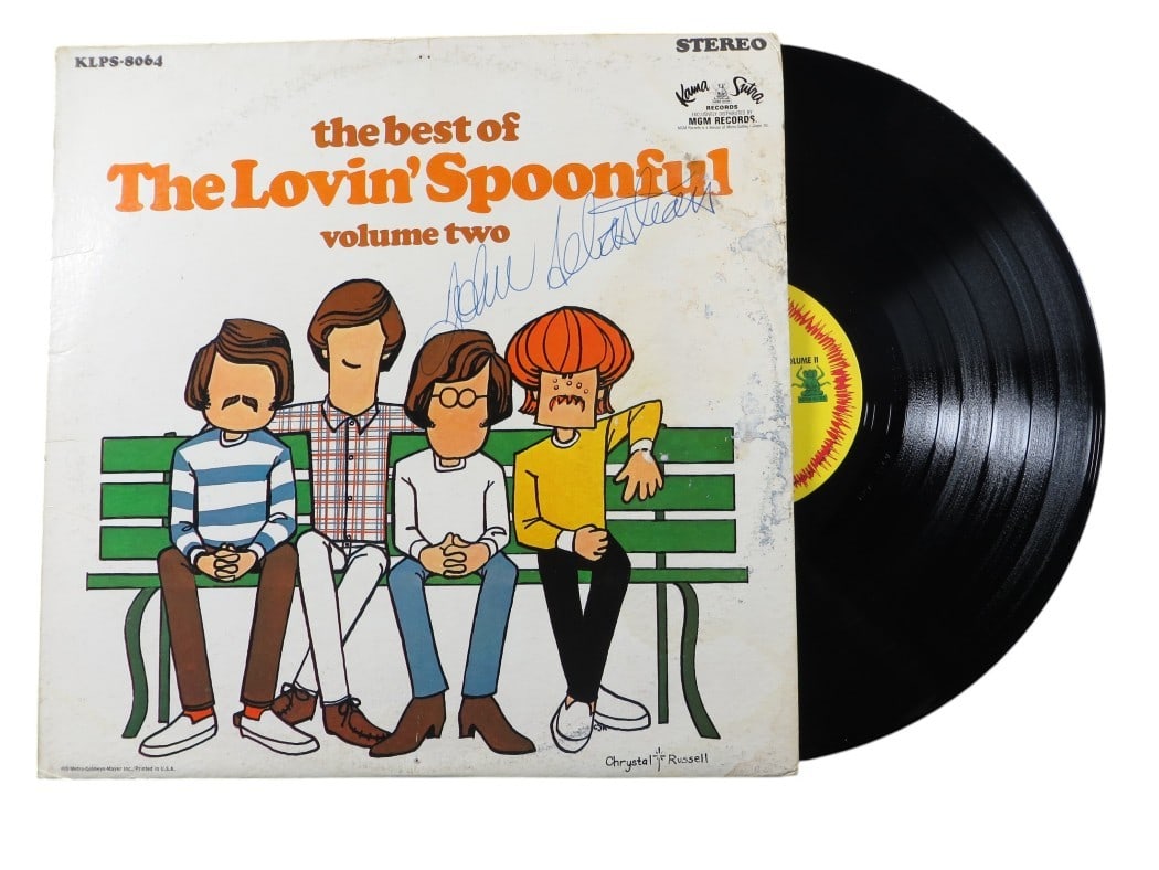 John Sebastian Autographed Lovin' Spoonful Record Album Cover Beckett Authenticated (1 of 4)