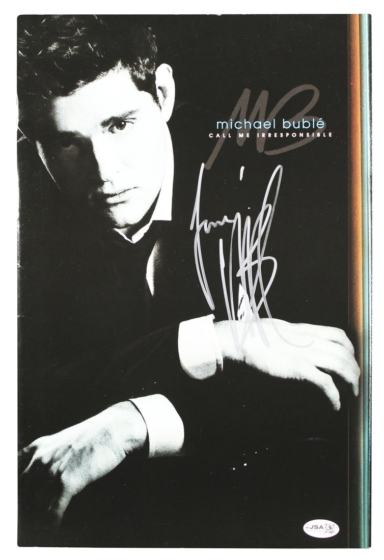 Michael Buble Signed Tour Program with JSA Authentication (1 of 3)