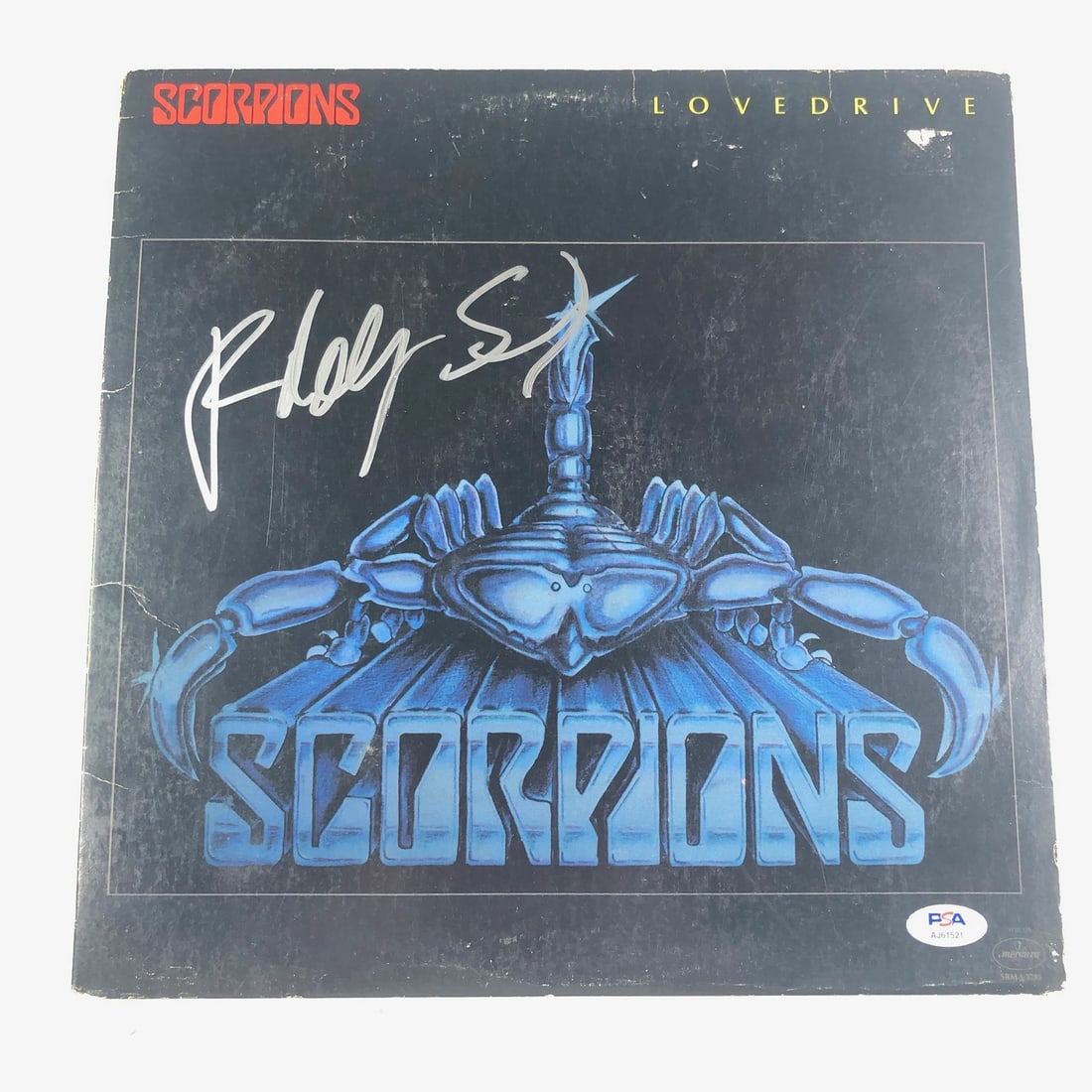 Scorpions Lovedrive autographed LP by Rudolf Schenker PSA DNA (1 of 12)