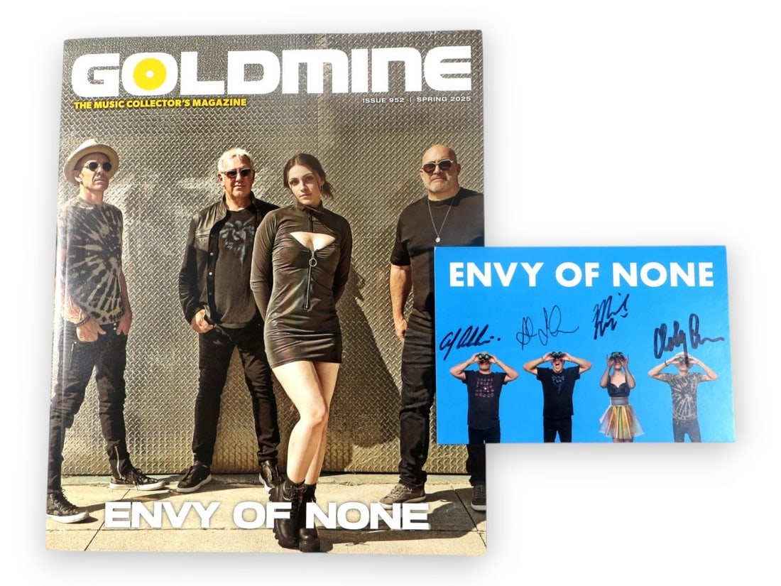 Envy of None Signed Photo by Lifeson Curran Wynne Annibalini JSA: Envy of None Signed Photo by Lifeson Curran Wynne Annibalini JSA This is an original small photograph of the Envy of None band, autographed by members Alex Lifeson, Andy Curran, Maiah Wynne, and Alfio