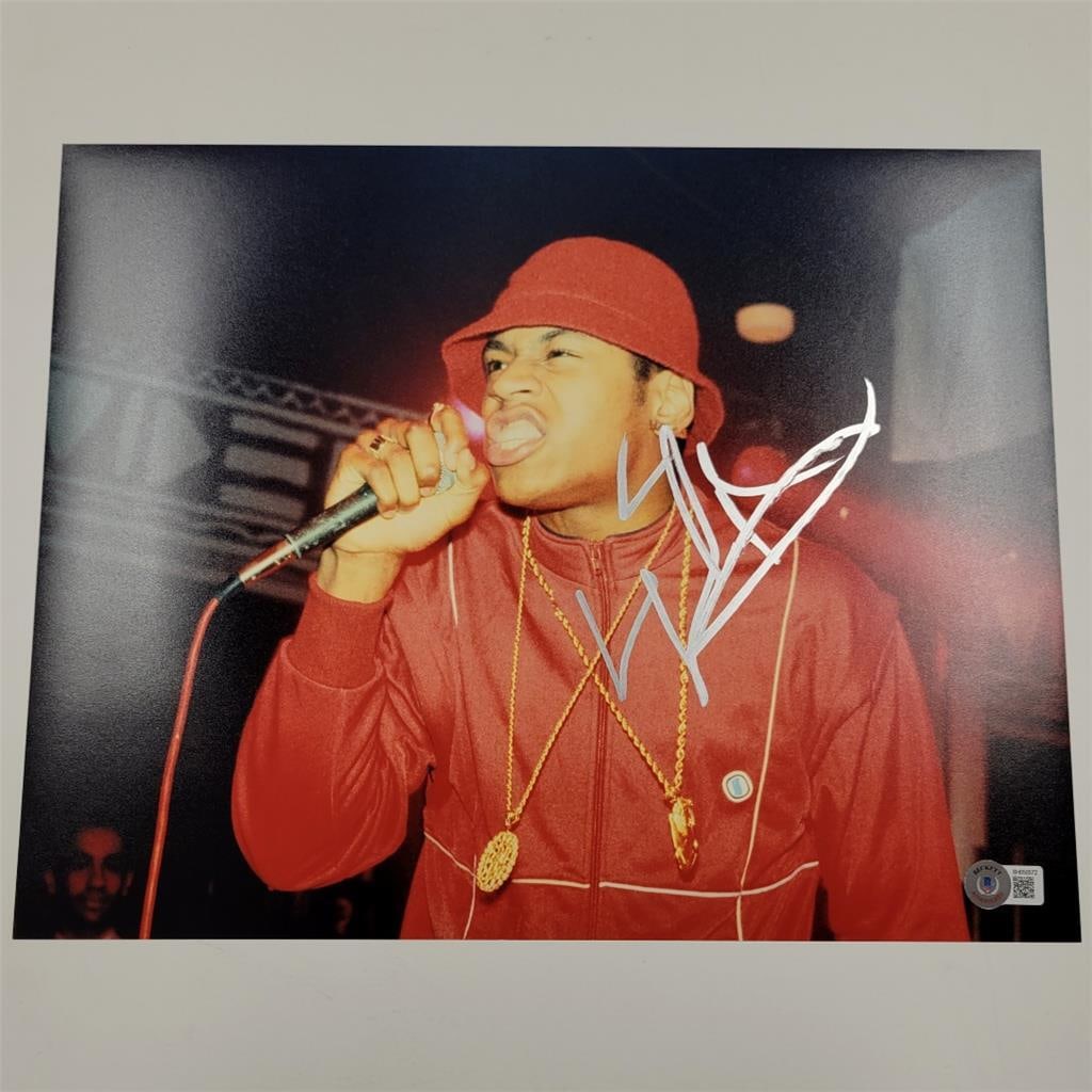 11x14 LL Cool J Autographed Photo Beckett Authenticated Rap Star Collectible: 11x14 LL Cool J Autographed Photo Beckett Authenticated Rap Star Collectible This 11x14 photo features the signature of LL Cool J, renowned rapper and NCIS actor. The autograph is authenticated by Bec