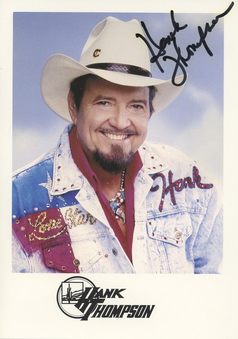 Hank Thompson Signed 5x7 Photo with Beckett Authentication (1 of 5)