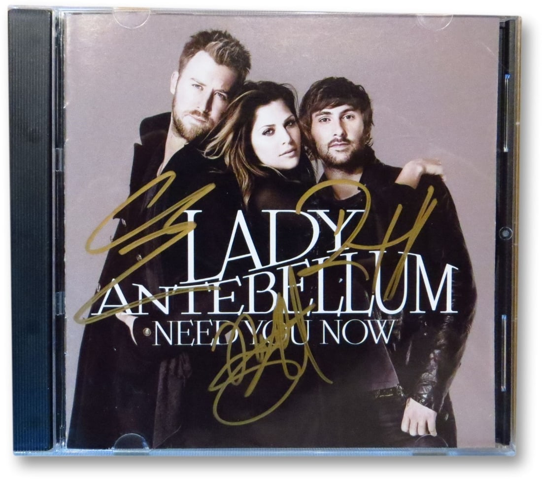 Hillary Scott Charles Kelley Dave Haywood Signed CD Lady A Authentic (1 of 3)