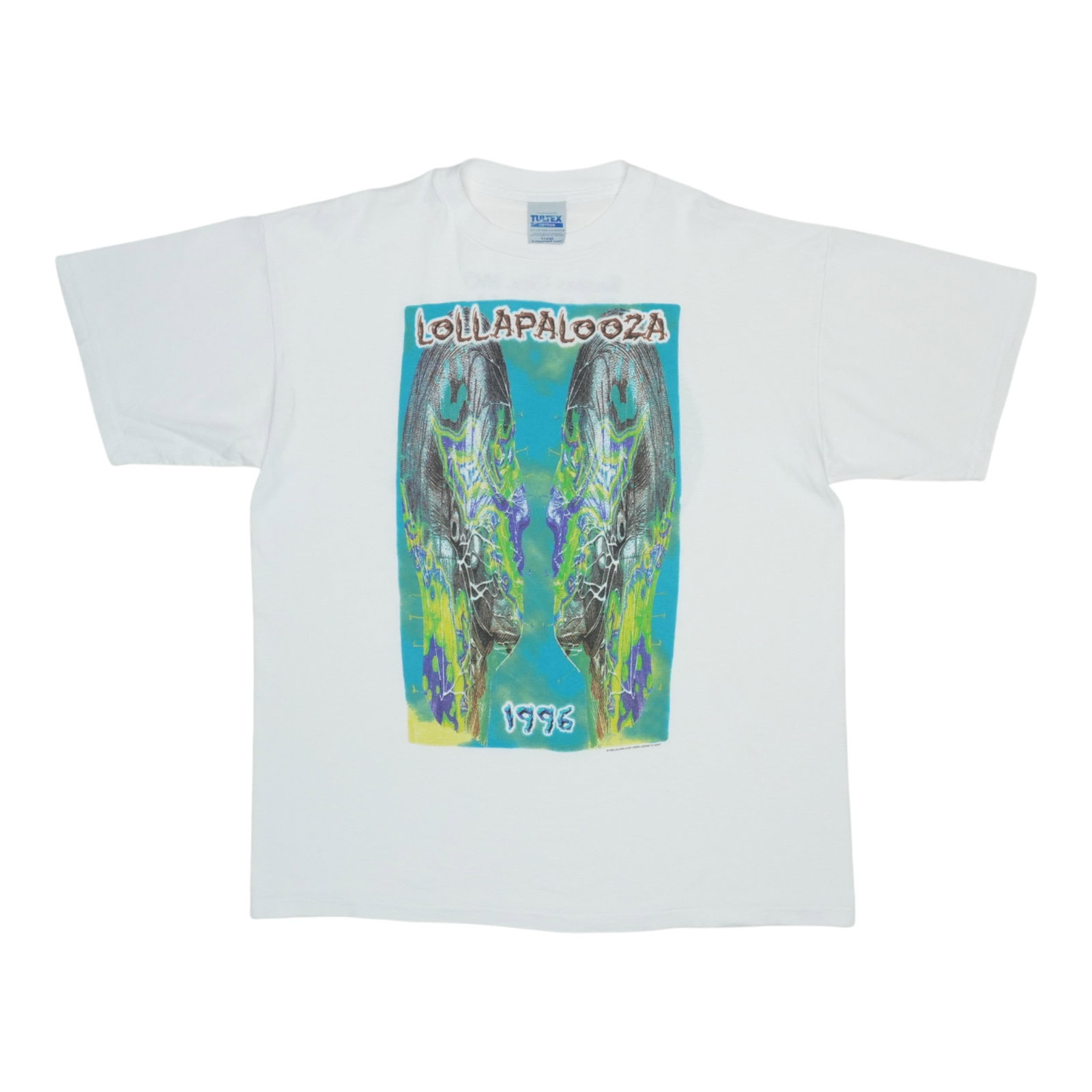 Vintage 1996 Lollapalooza Tour Concert T-Shirt White Cotton Extra Large (1 of 7)