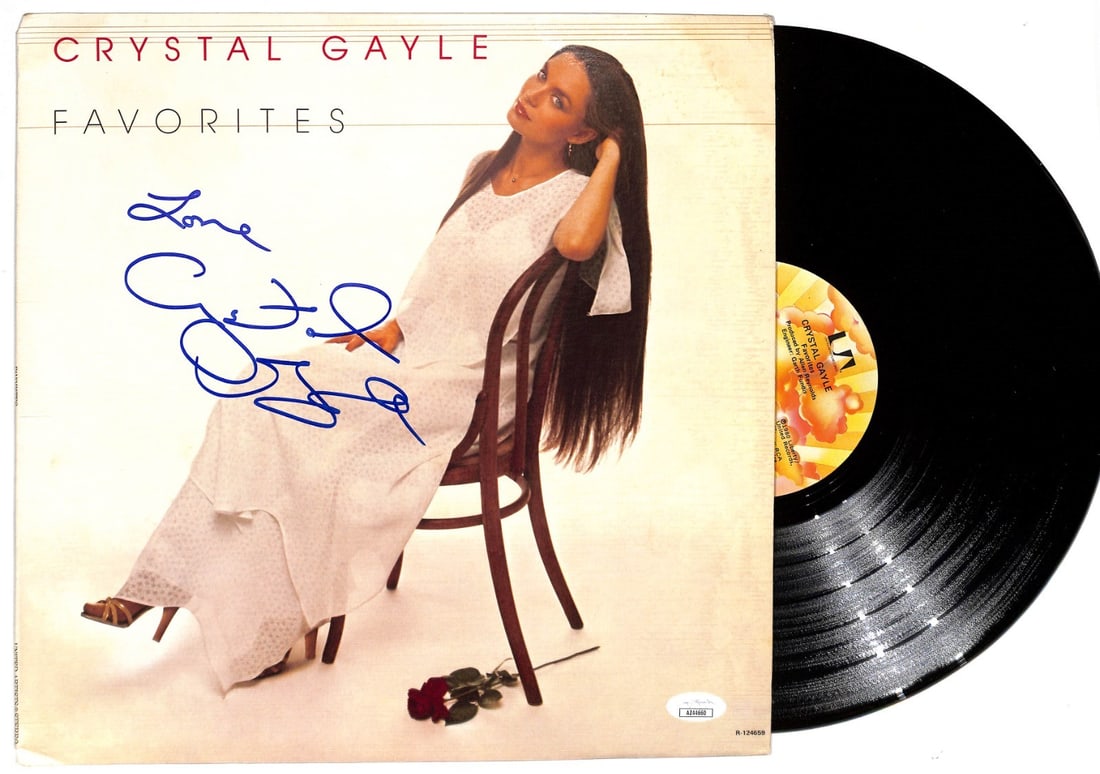 Crystal Gayle Signed Favorites Album with JSA Authentication (1 of 4)