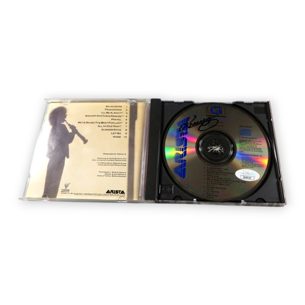 Kenny G Silhouette Signed CD Authenticated by JSA (1 of 4)