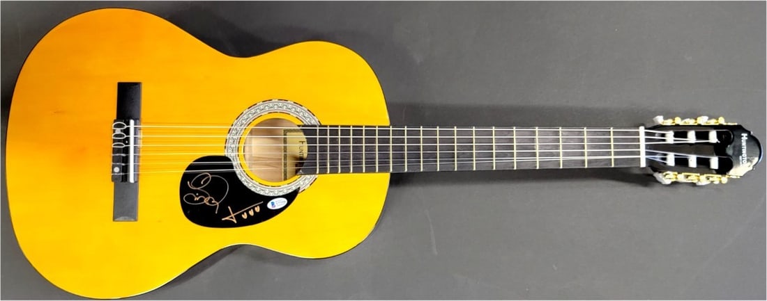 Deap Vally Autographed Guitar by Lindsey Troy & Julie Edwards Beckett Authenticated: Deap Vally Autographed Guitar by Lindsey Troy & Julie Edwards Beckett Authenticated This is an authentic Deap Vally autographed guitar signed by members Lindsey Troy and Julie Edwards. The item comes 
