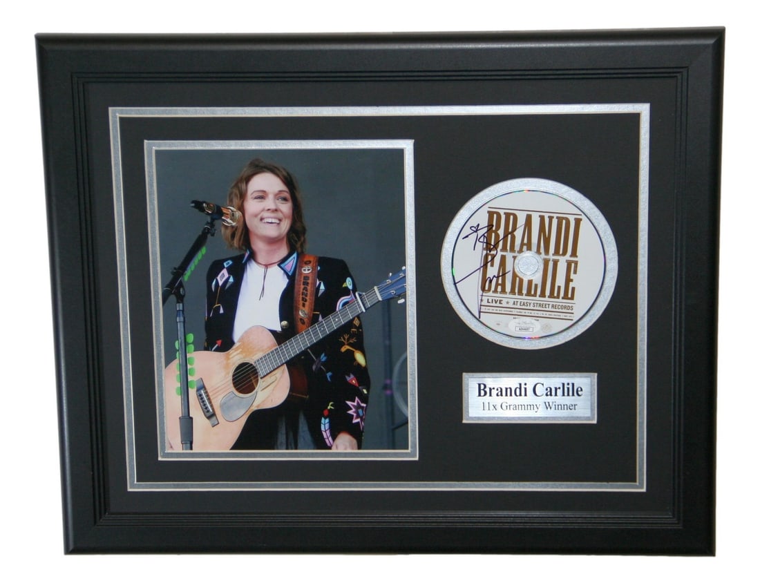Framed Brandi Carlile Signed CD and Photo with JSA Authentication (1 of 3)