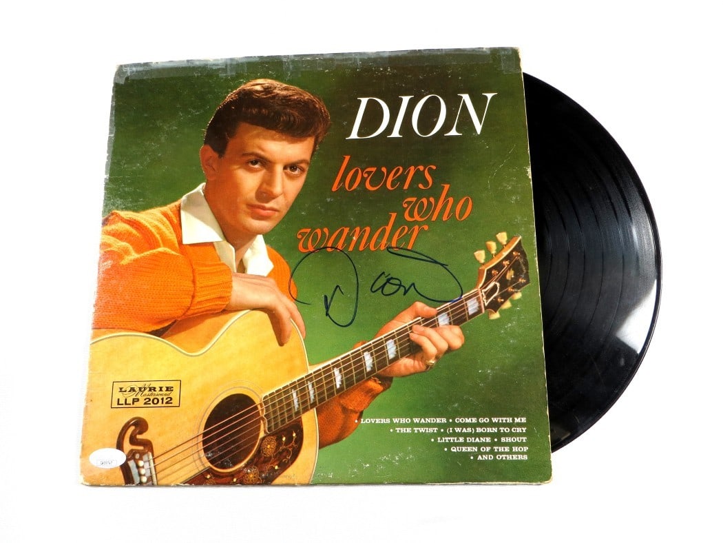 Dion Autographed Lovers Who Wander Record Album Cover JSA (1 of 4)