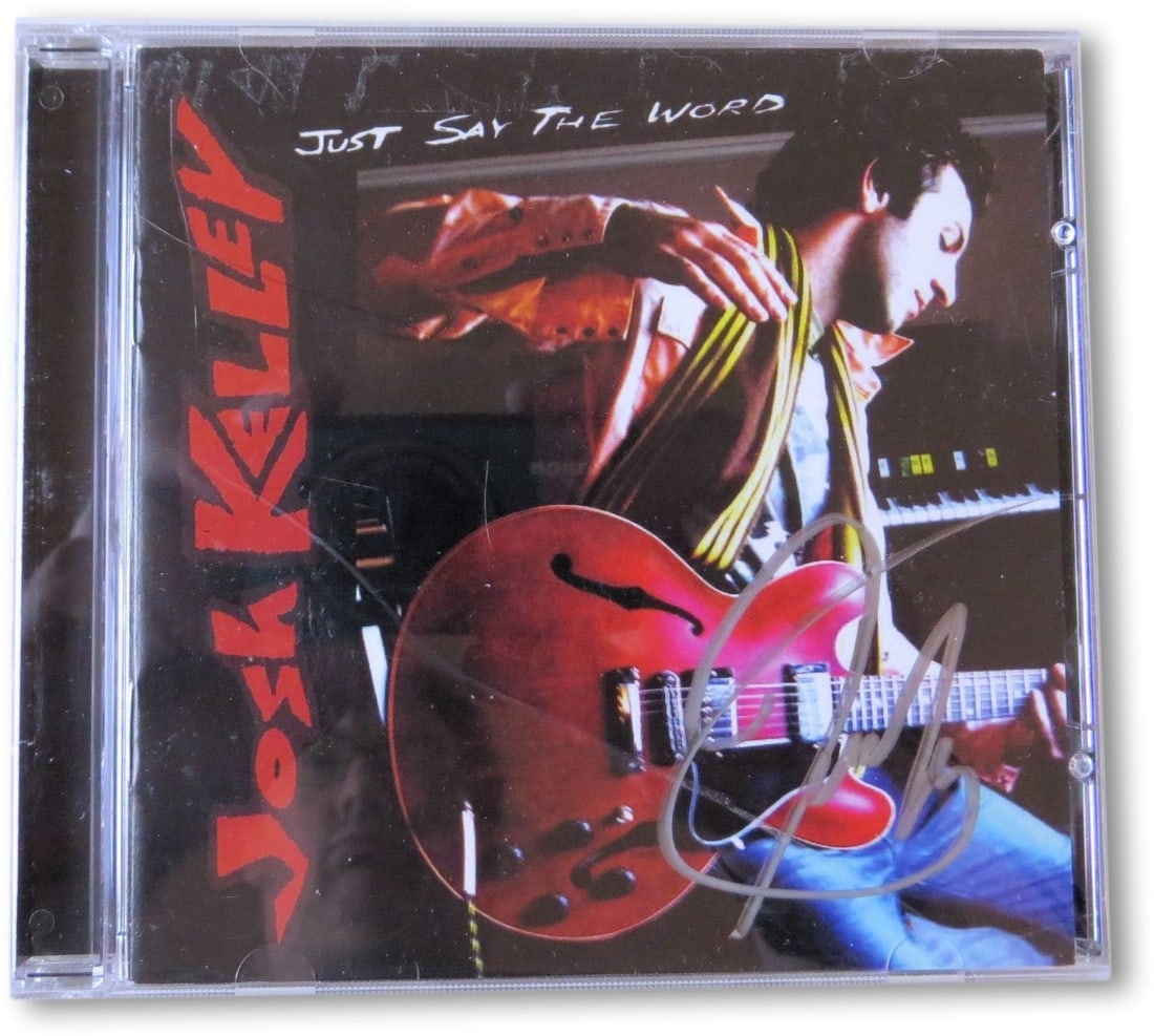 Josh Kelley Just Say the Word Autographed CD Insert JSA Certified: Josh Kelley Just Say the Word Autographed CD Insert JSA Certified This is an original autographed CD insert cover by Josh Kelley, titled "Just Say the Word." The item includes the CD and booklet; howe