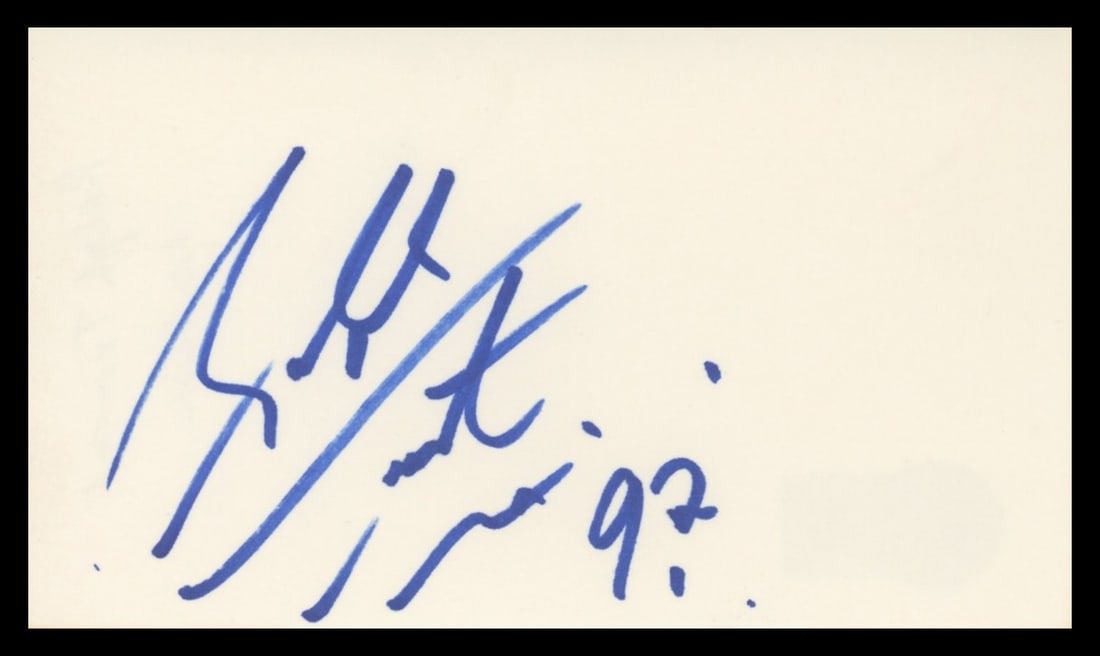 Ralph Tresvant Signed 3x5 Index Card BAS Authenticated New Edition Autograph (1 of 2)