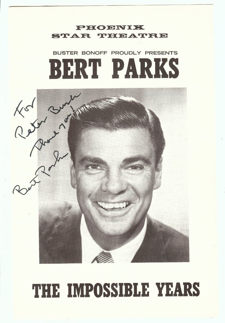 Bert Parks Autographed Impossible Years Playbill JSA Authenticated (1 of 2)