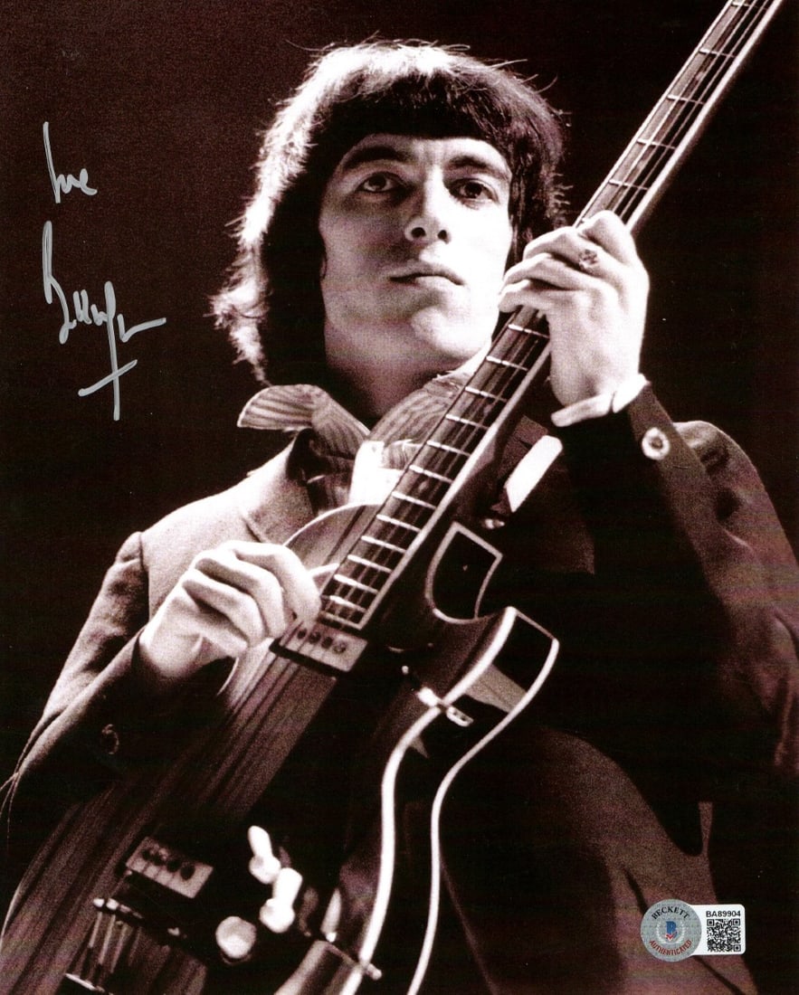 Bill Wyman Autographed 8X10 Photo The Rolling Stones Beckett Authenticated (1 of 2)