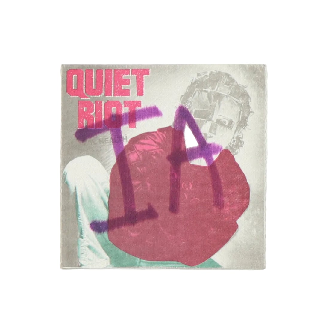 Vintage 1983 Quiet Riot Metal Health Concert Tour Backstage Pass (1 of 2)