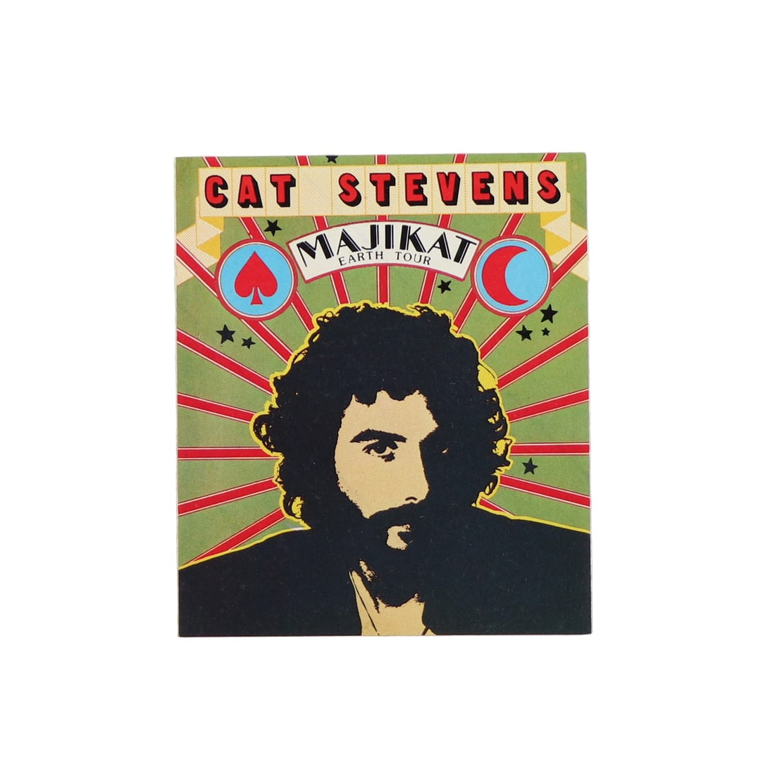Vintage 1976 Majikat Earth Tour Pass from Cat Stevens (1 of 2)