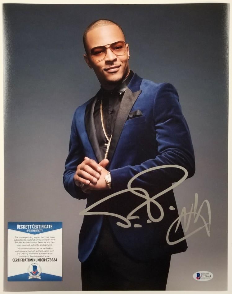 Autographed 11x14 T.I. Photo Beckett BAS Certificate Clifford Harris Jr. Original (1 of 1)