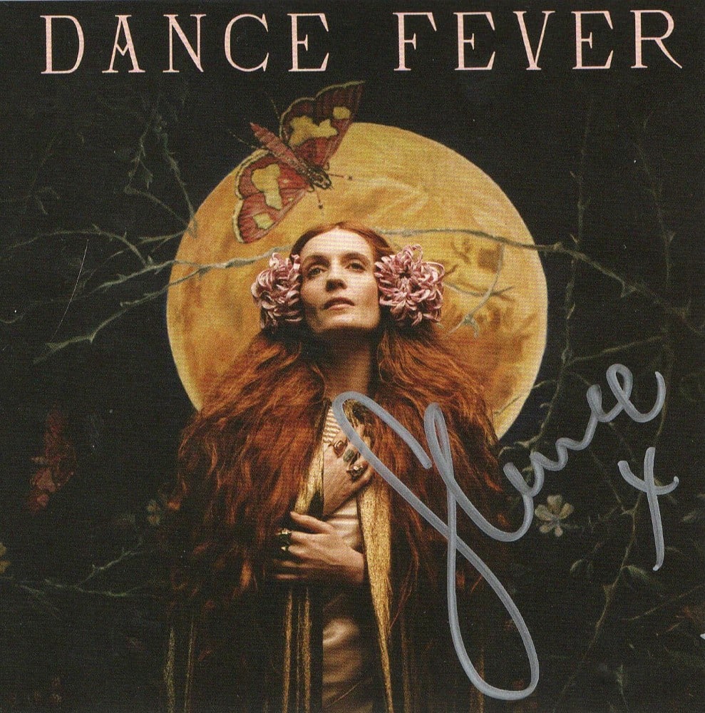 Beckett Authenticated Florence Welch Signed Dance Fever CD Insert and Booklet (1 of 3)