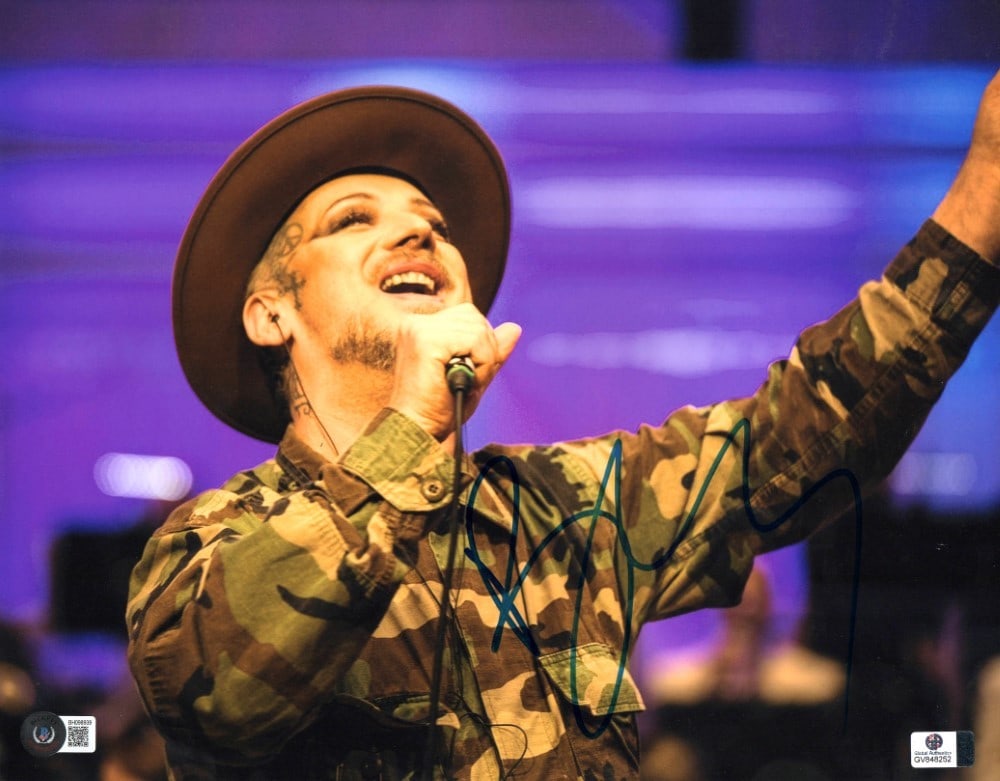 Boy George Autographed 11x14 Photo Culture Club BAS Certified (1 of 4)