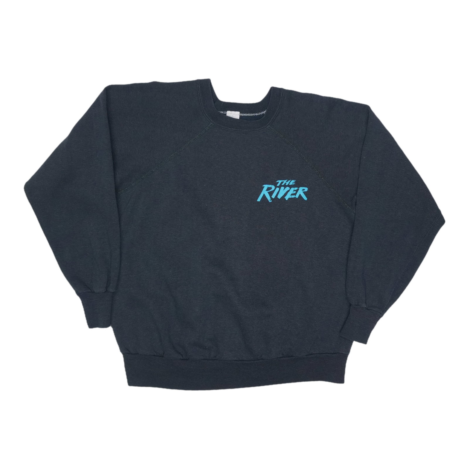 Vintage 1980 The River Tour Bruce Springsteen Black Sweatshirt Size Large: Vintage 1980 The River Tour Bruce Springsteen Black Sweatshirt Size Large This is an original vintage 1980 Bruce Springsteen The River Tour sweatshirt. Featuring front and back graphics, this authenti