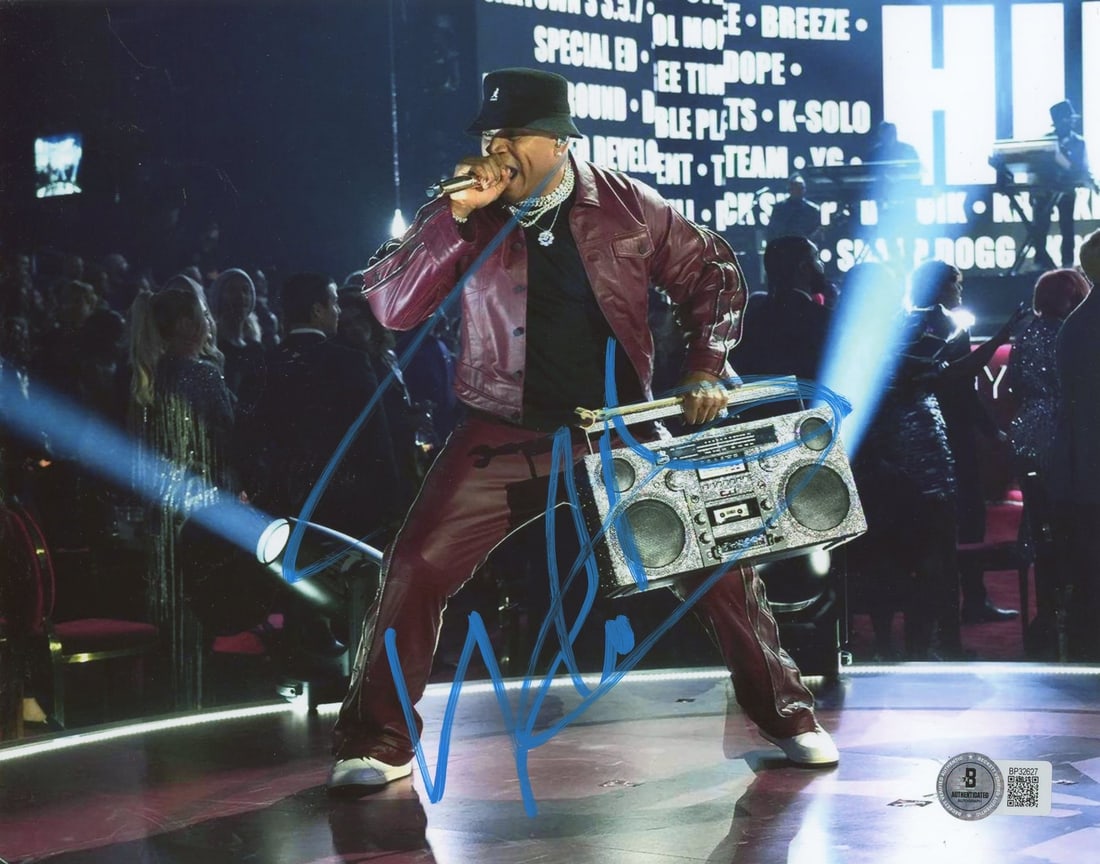 LL Cool J Signed 8x10 Photo Autographed Beckett Authentication BAS (1 of 1)