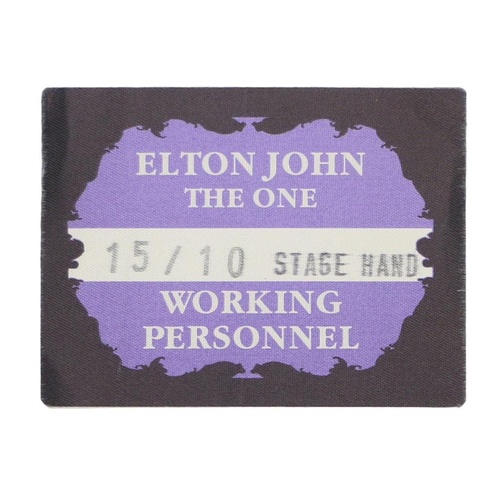 Vintage 1992 Backstage Pass from Elton John The One Tour (1 of 1)