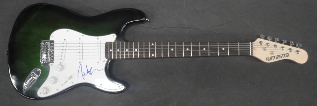 Tony Kanal Autographed Electric Guitar No Doubt JSA Certified: Tony Kanal Autographed Electric Guitar No Doubt JSA Certified This is an authentic electric guitar hand-signed by Tony Kanal, the talented bassist from the band No Doubt. The autograph has been verifi