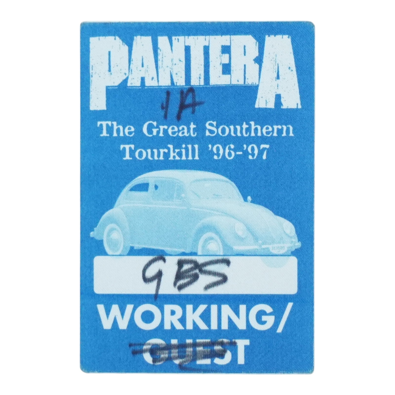 Pantera 1996 Great Southern Tourkill backstage pass (1 of 2)