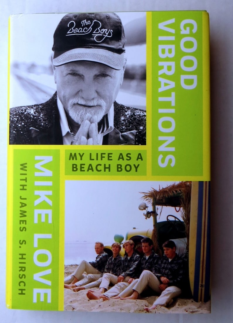 Autographed Mike Love Book Good Vibrations with JSA Authentication: Autographed Mike Love Book Good Vibrations with JSA Authentication This is an original copy of the book "Good Vibrations" signed by Mike Love, a member of the Beach Boys. The autograph has been authen