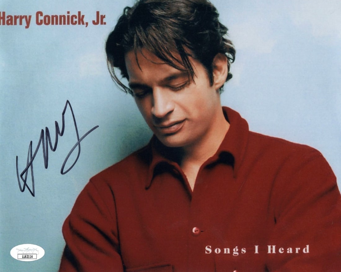 Harry Connick Jr Signed 8X10 Photo JSA Authenticated: Harry Connick Jr Signed 8X10 Photo JSA Authenticated This is an original 8X10 photograph signed by Harry Connick Jr. The autograph is authenticated by James Spence Authentication (JSA), ensuring its a