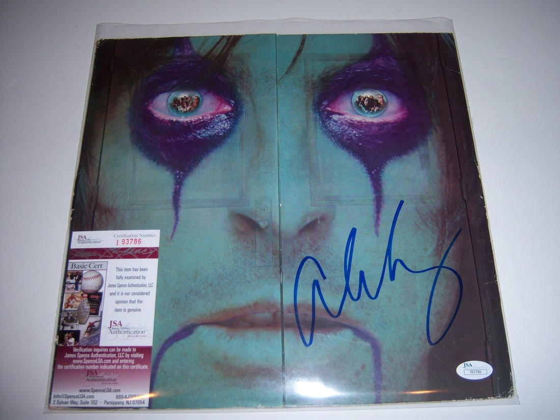Alice Cooper Signed LP Record Album with JSA COA (1 of 1)