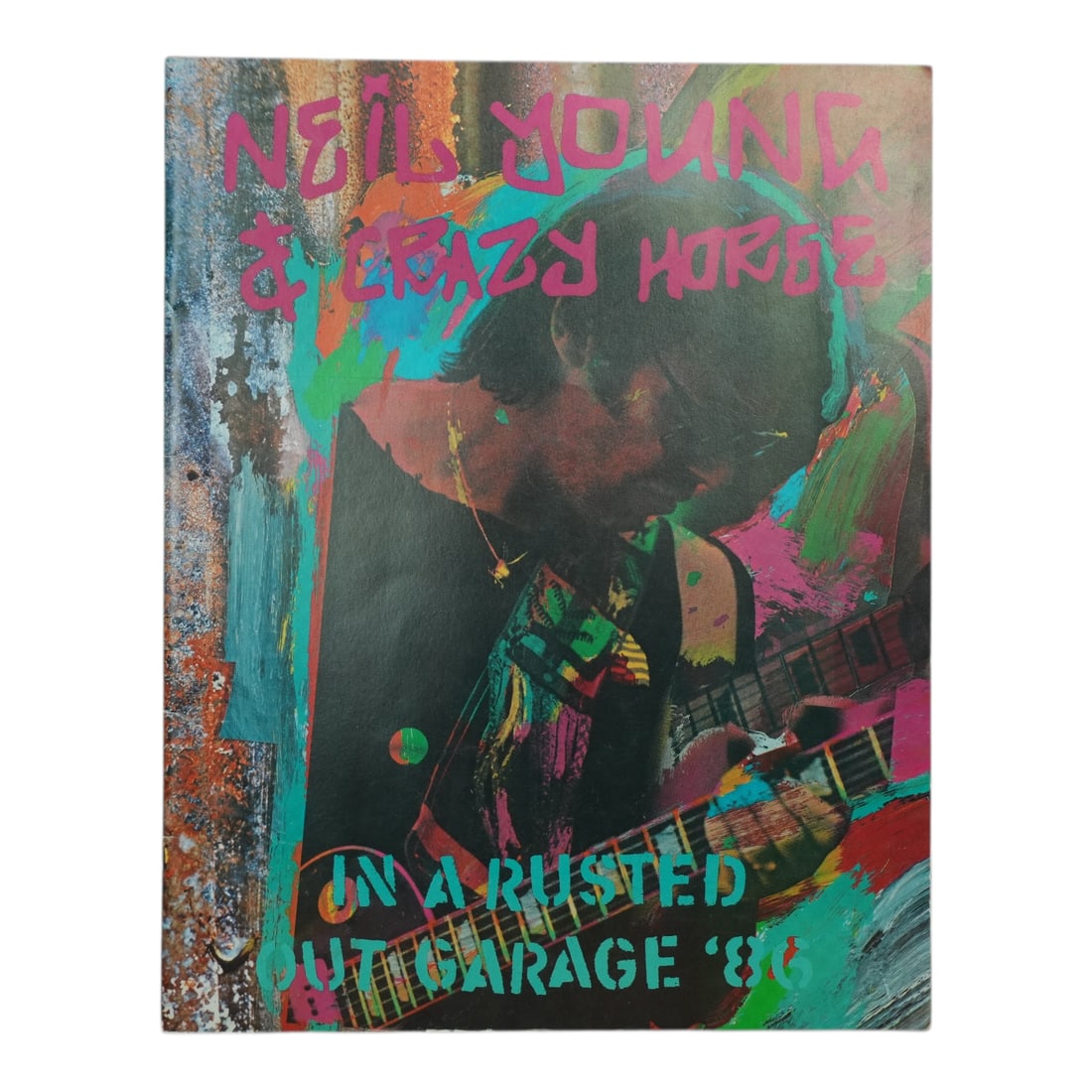 1986 Neil Young Rusted Out Garage concert program (1 of 2)