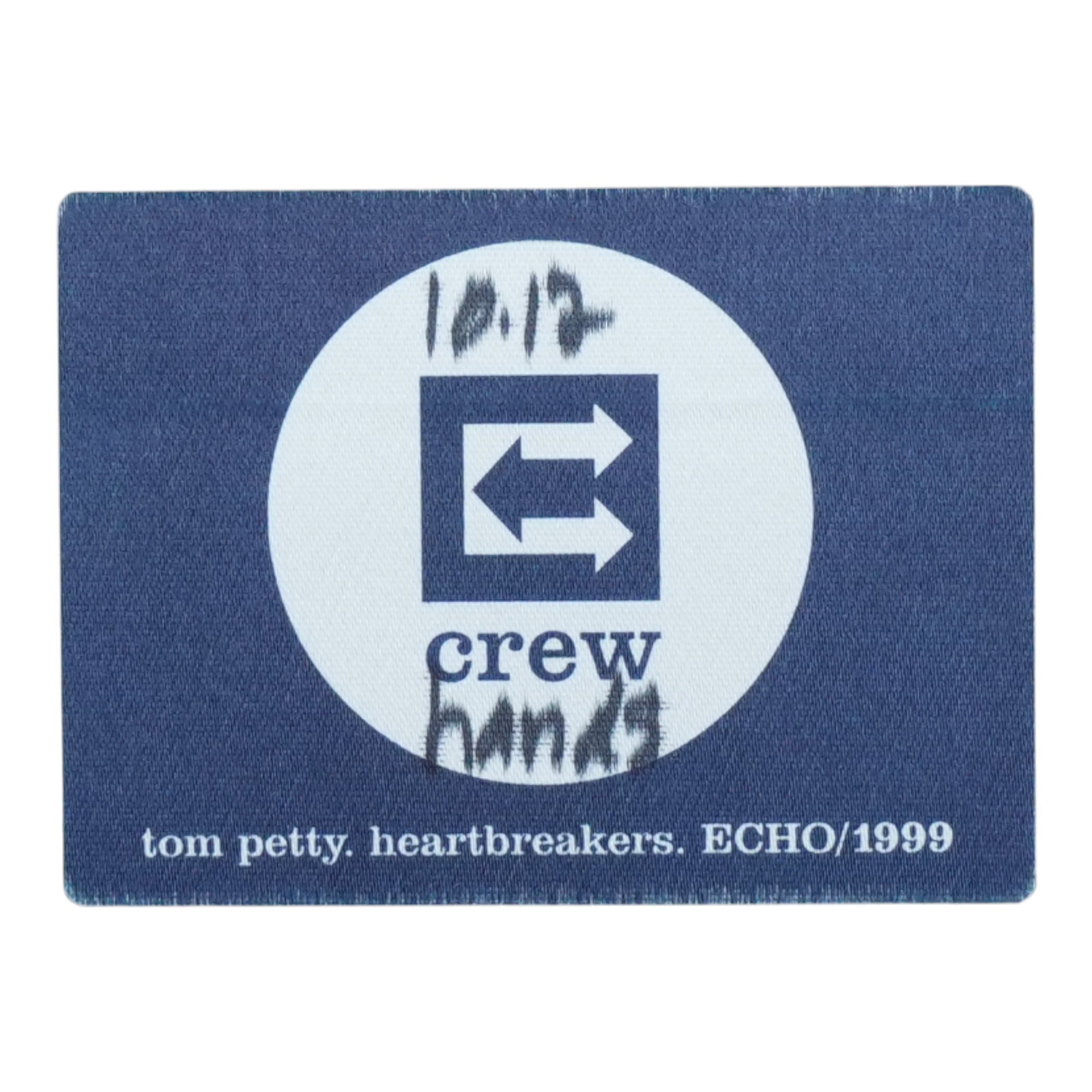 Tom Petty Echo Tour 1999 Authentic Backstage Pass (1 of 2)