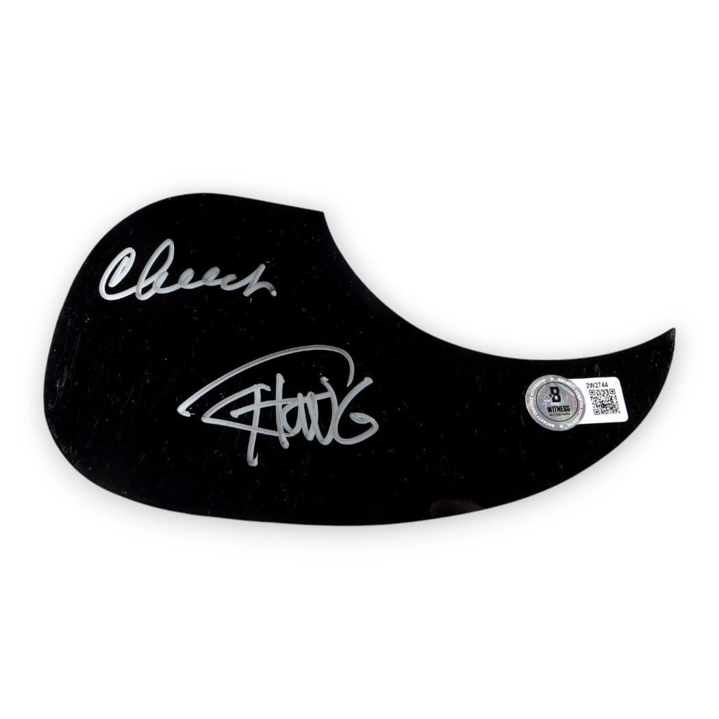 Acoustic Guitar Pickguard Signed by Cheech Marin and Tommy Chong Beckett Authenticated (1 of 1)