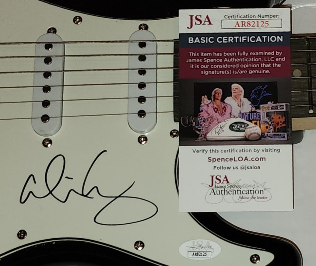 JSA Authenticated Alice Cooper Signed Electric Guitar - 3