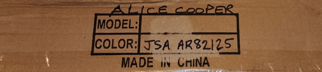 JSA Authenticated Alice Cooper Signed Electric Guitar - 4