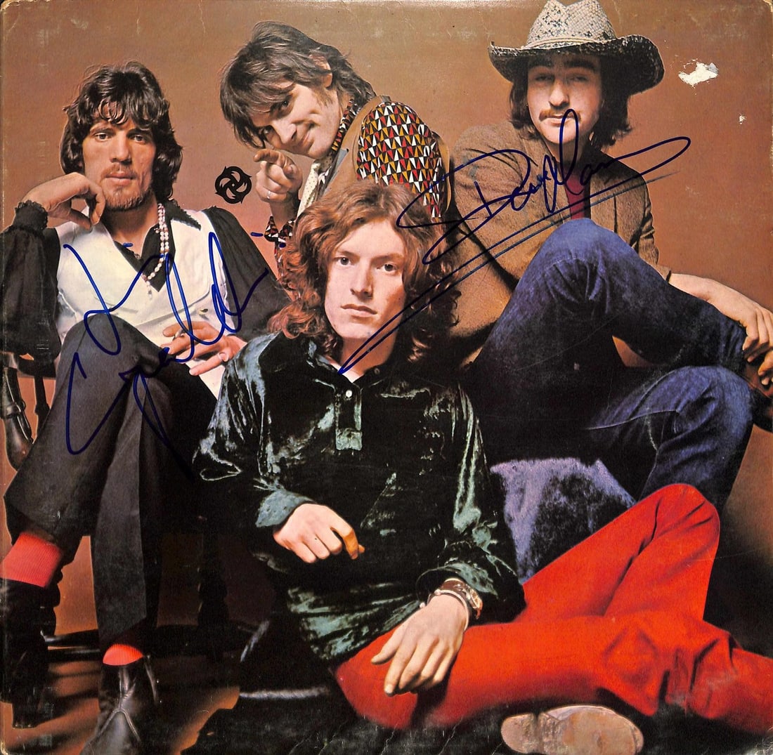 Traffic album cover signed by Jim Capaldi and Dave Mason Beckett (1 of 1)