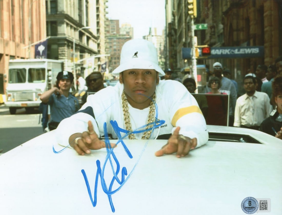 LL Cool J Signed 8x10 Photo with Beckett Authentication: LL Cool J Signed 8x10 Photo with Beckett Authentication This authentic autographed 8x10 photograph of LL Cool J showcases the legendary rapper's signature, making it a must-have for any hip-hop fan or
