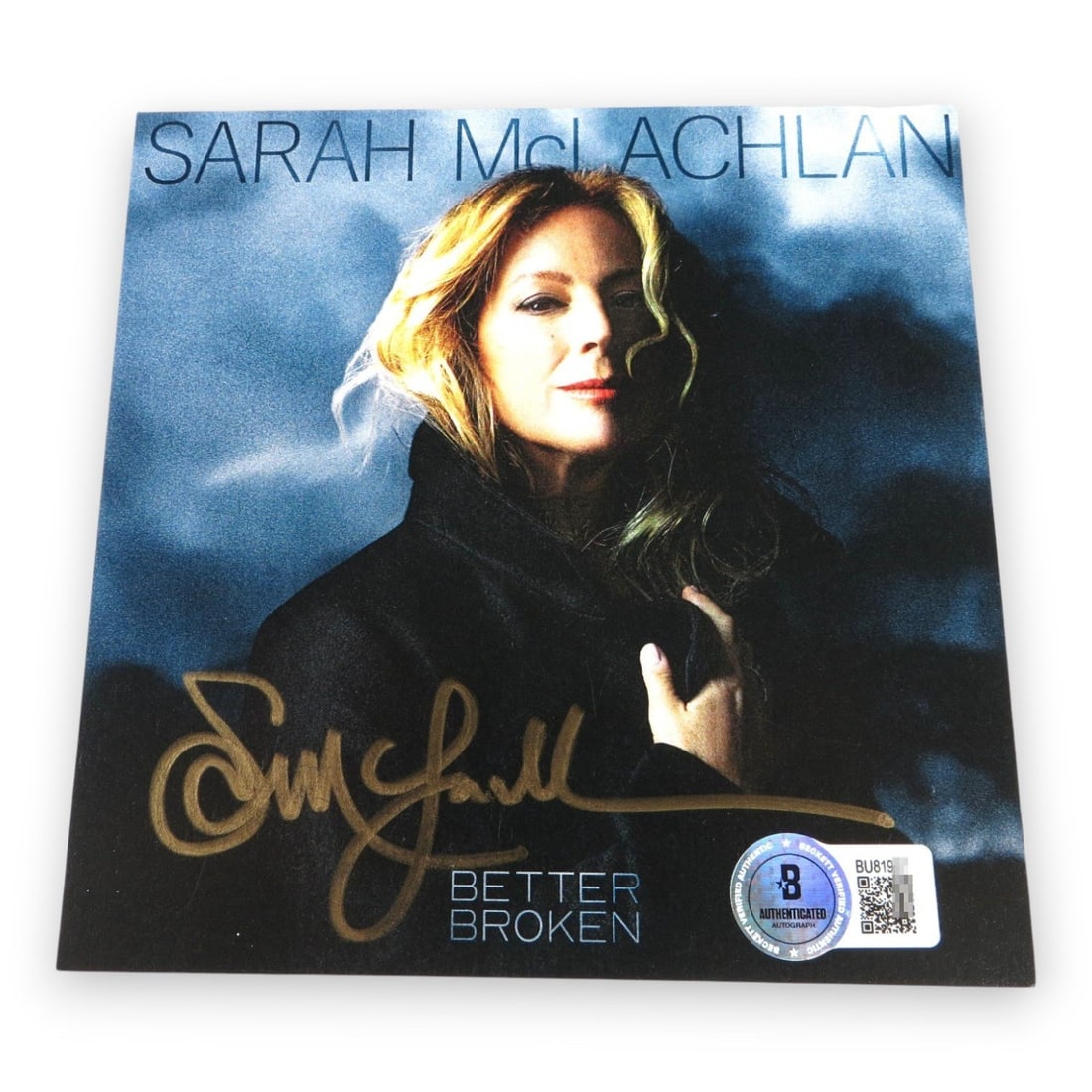 Sarah McLachlan Autographed CD Insert Beckett Authentication Gold Ink (1 of 2)