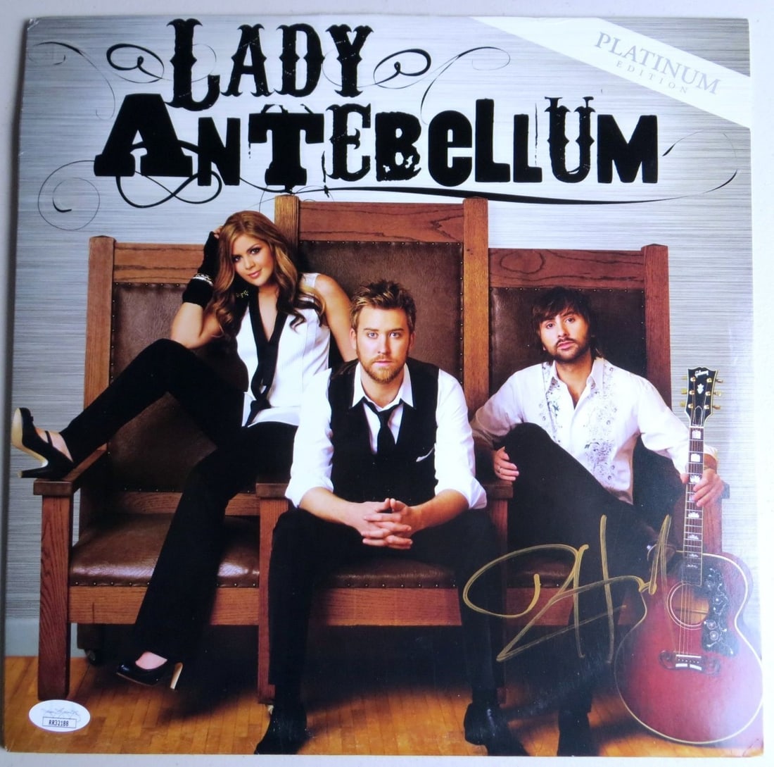 Dave Haywood Autographed Album Cover with Record JSA Authenticated: Dave Haywood Autographed Album Cover with Record JSA Authenticated This is an original record album cover autographed by Dave Haywood of Lady A (formerly Lady Antebellum). The autograph has been authe