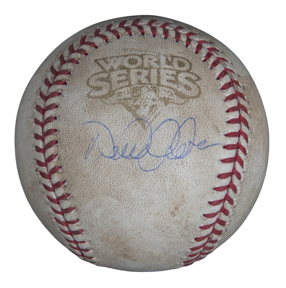 2009 World Series Game 1 Derek Jeter Signed Game Used Baseball Steiner COA (1 of 7)