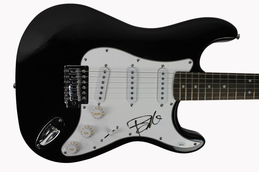 Signed Black Electric Guitar Billie Joe Armstrong Green Day JSA: Signed Black Electric Guitar Billie Joe Armstrong Green Day JSA This black electric guitar has been personally signed by Billie Joe Armstrong of Green Day. The autograph is authenticated by JSA and co
