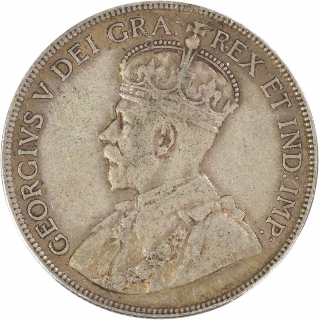 Canada 1918 50 Cent Coin KM25 VF Uncertified: Canada 1918 50 Cent Coin KM25 VF Uncertified This 1918 Canada 50 Cents coin is a circulated example graded VF (Very Fine). It is an uncertified piece and features KM number 25. The coin originates fro