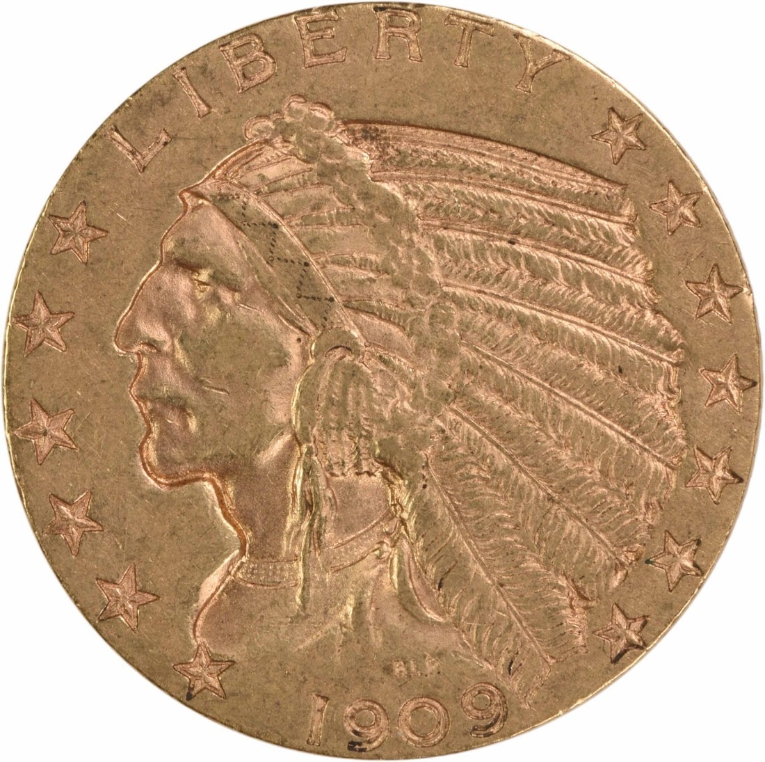 1909-D $5 Gold Indian Coin EF Uncertified Bela Lyon Pratt: 1909-D $5 Gold Indian Coin EF Uncertified Bela Lyon Pratt This 1909-D $5 Gold Indian coin features a design by Bela Lyon Pratt and showcases a striking representation of the iconic Indian head. It is 
