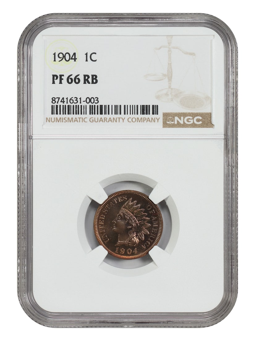1904 Indian Cent NGC PR66RB Proof (1 of 6)