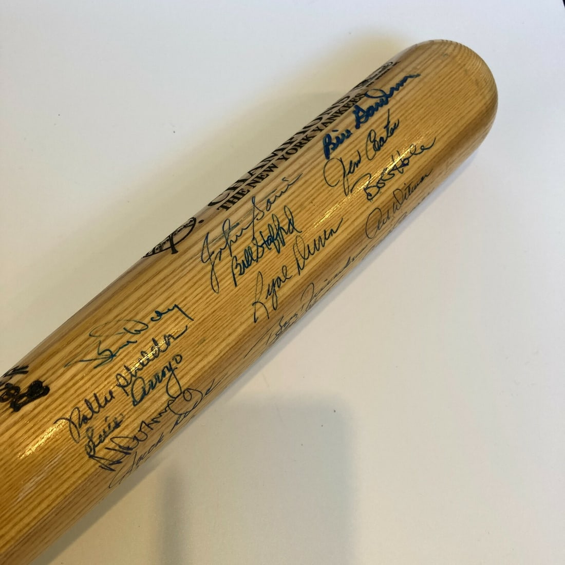 1961 New York Yankees Team Signed Baseball Bat PSA DNA COA (1 of 8)