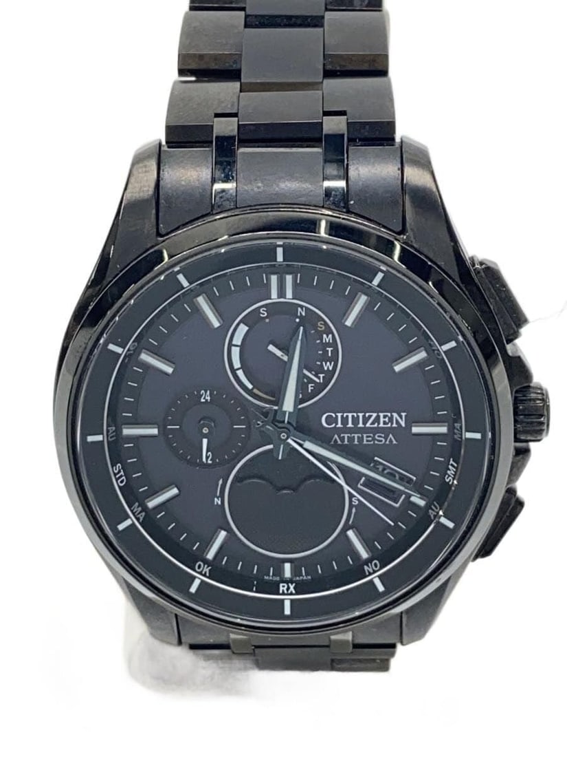 Citizen Attesa Titanium Gray Wristwatch H874-005HK02: Citizen Attesa Titanium Gray Wristwatch H874-005HK02 This CITIZEN ATTESA H874-005HK02 men's wristwatch features a gray titanium case and band, offering both durability and a lightweight feel. Designed