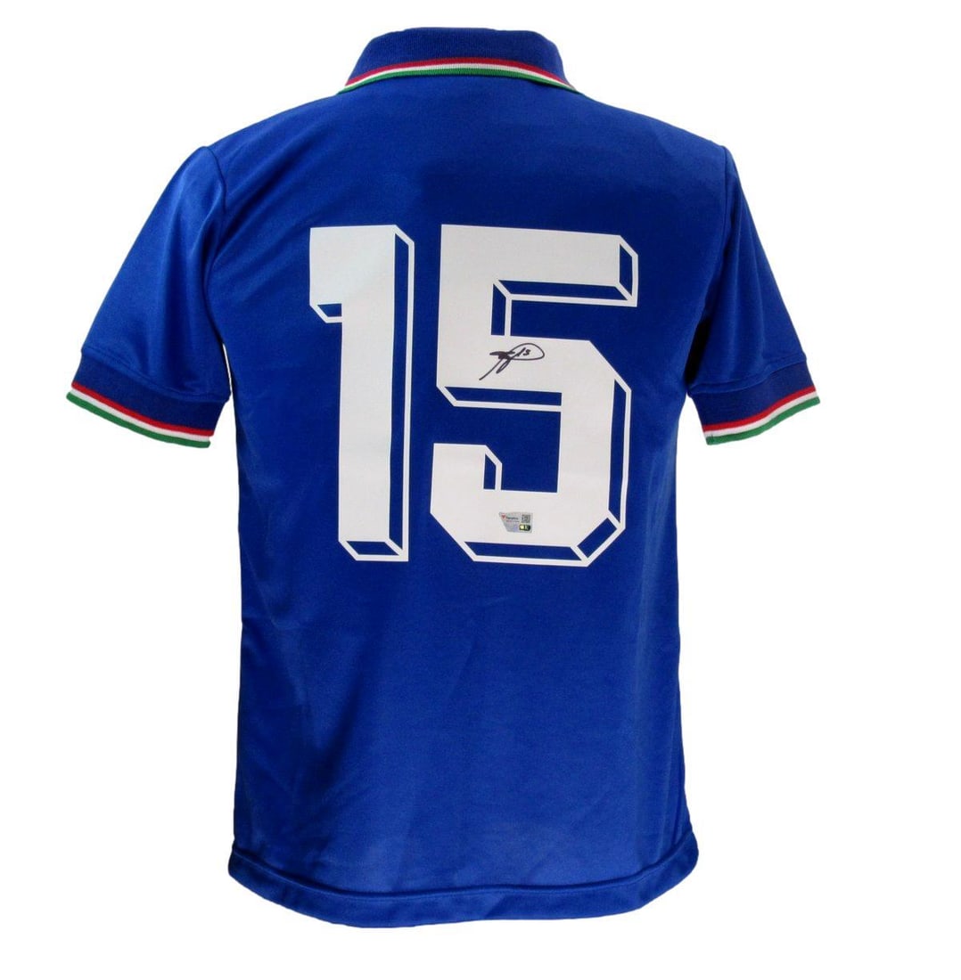 Roberto Baggio Signed Italy TOFFS Soccer Jersey Authenticated by Fanatics ICONS (1 of 7)
